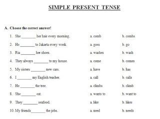 Soal Simple Present Tense Ukk Kls 10