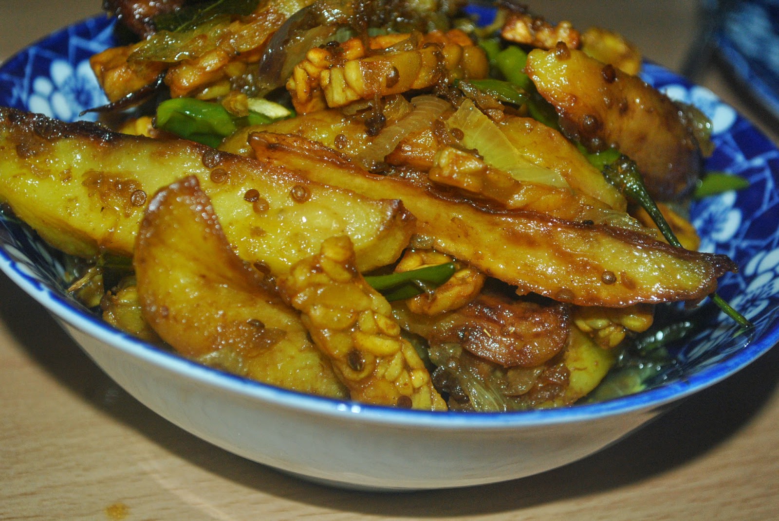 Kentang Goreng Berlada (Spicy Fried Potatoes) Malaysian Spice