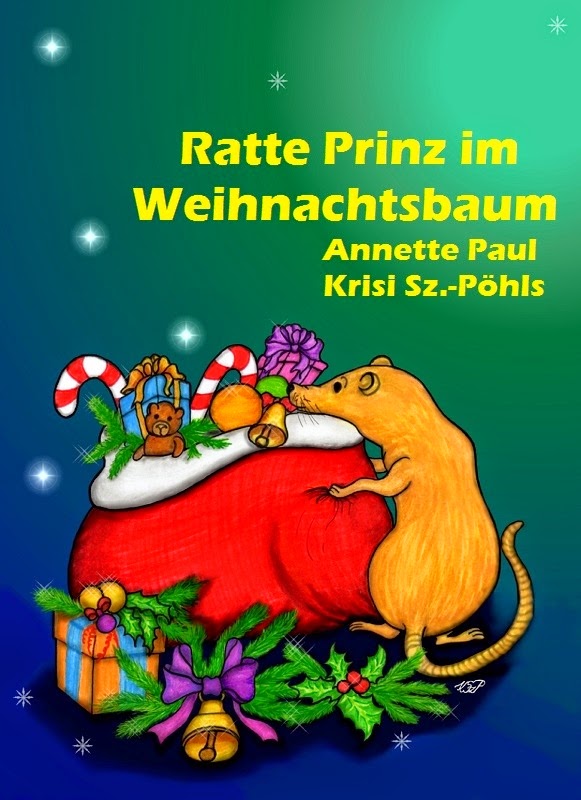 Ratte Prinz im Weihnachtsbaum
