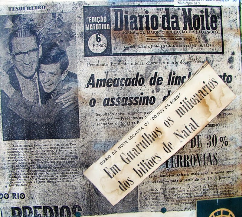 Capa de Jornal em 1965