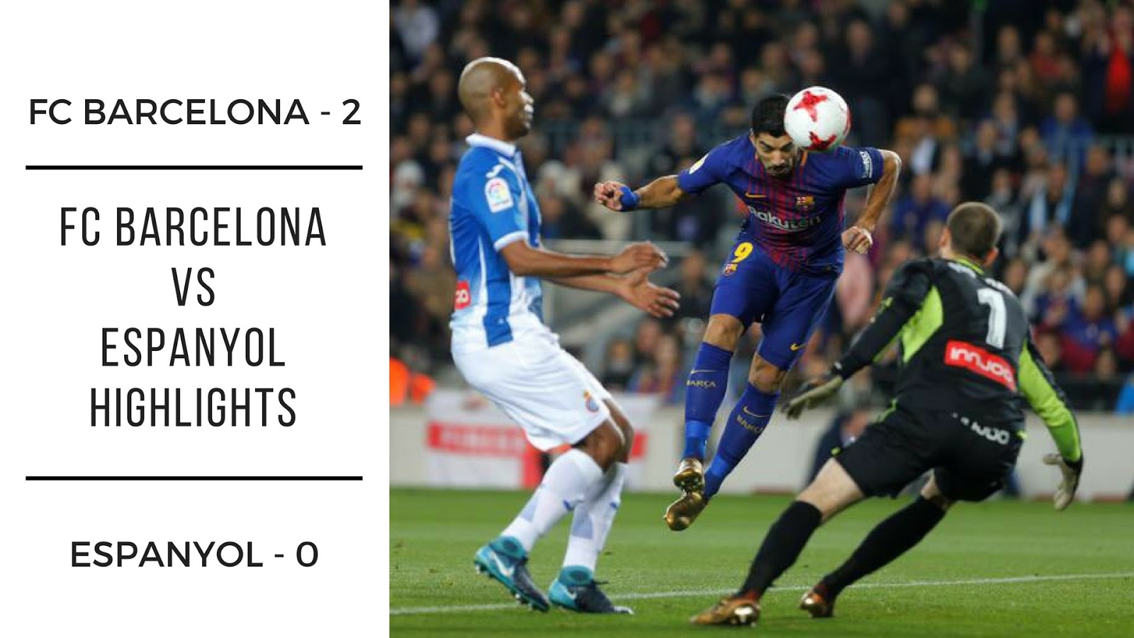 beskydning volatilitet Prisnedsættelse FC Barcelona - 2, Espanyol -0 Full Match Highlights | Barca Match Videos