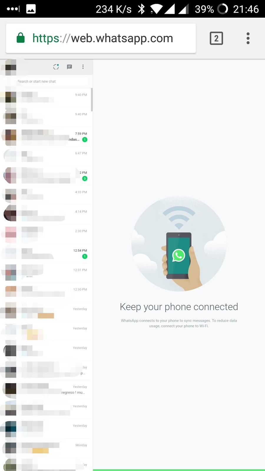 Trucos Random: How to see another person Whatsapp in real time in your