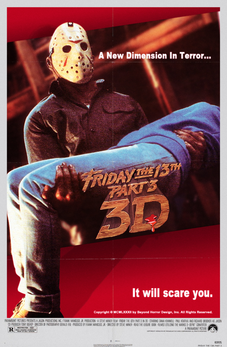 BEYOND HORROR DESIGN FRIDAY THE 13TH PART III (Steve Miner 1982) BEYOND HORROR DESIGN FRIDAY THE 13TH PART III (Steve Miner 1982)