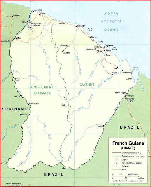 image:French Guiana Political Map