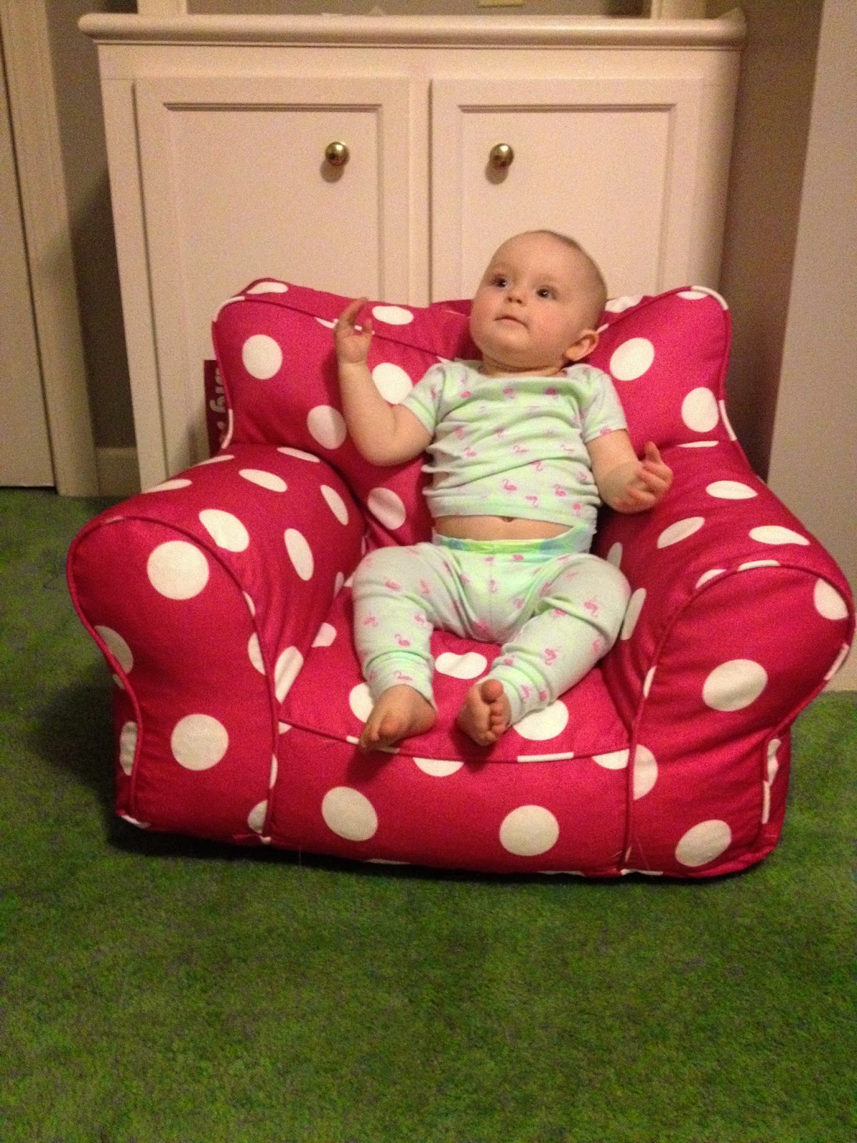PolkaDotty Place PBK Knock Off Anywhere Chair