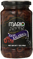 Kalamata olives are tasty and healthy.