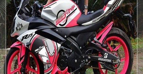 Gambar Modif Motor R 15 Warna Merah Putih Free Download - Modifikasi