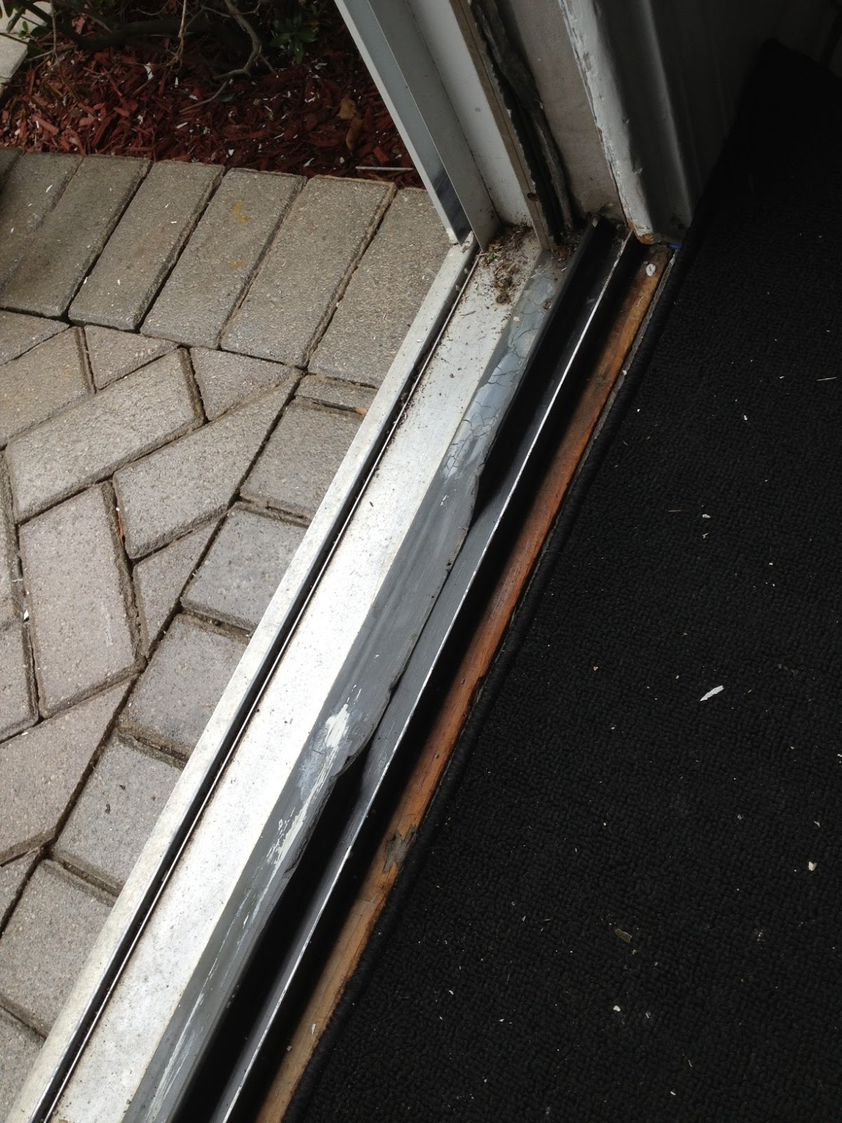 Sliding Patio Doors REPAIR OF PLASTIC DOOR TRACK