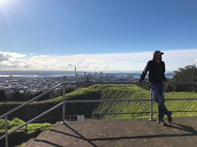 Intercâmbio Nova Zelândia – Conhecendo Mount Eden (Vulcão inativo)