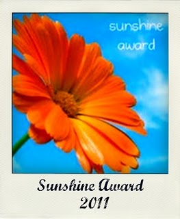 Recebi TAG Sunshine Award 2011!