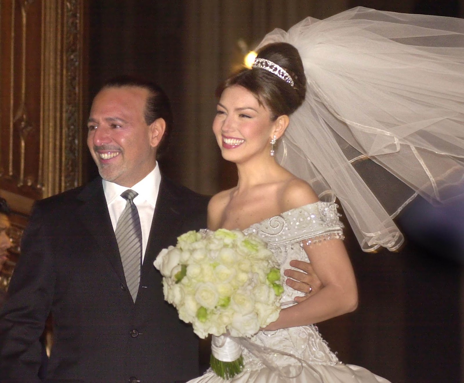 Red Carpet Wedding Thalía and Tommy Mottola Red Carpet Wedding