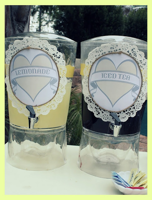 Kara s Party Ideas Vintage Grey   Yellow Bridal Shower  - 52