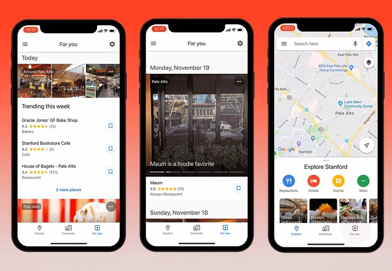 Google Maps’ new For You tab of personalized recommendations launches on iOS Devices
