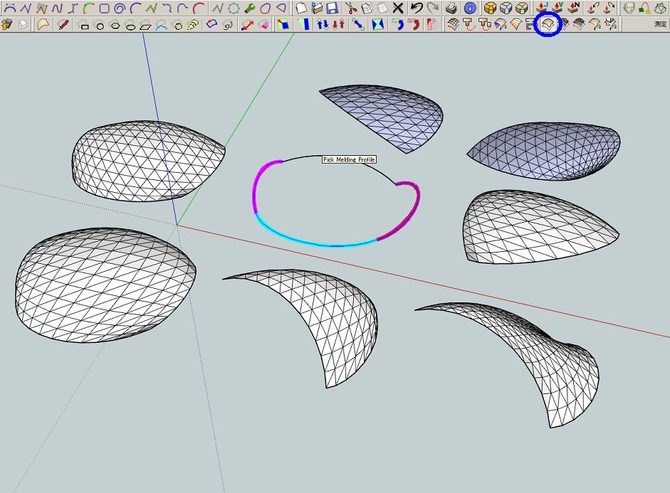 SketchUpでGO!GO!: Plugins_ Extrude Tools