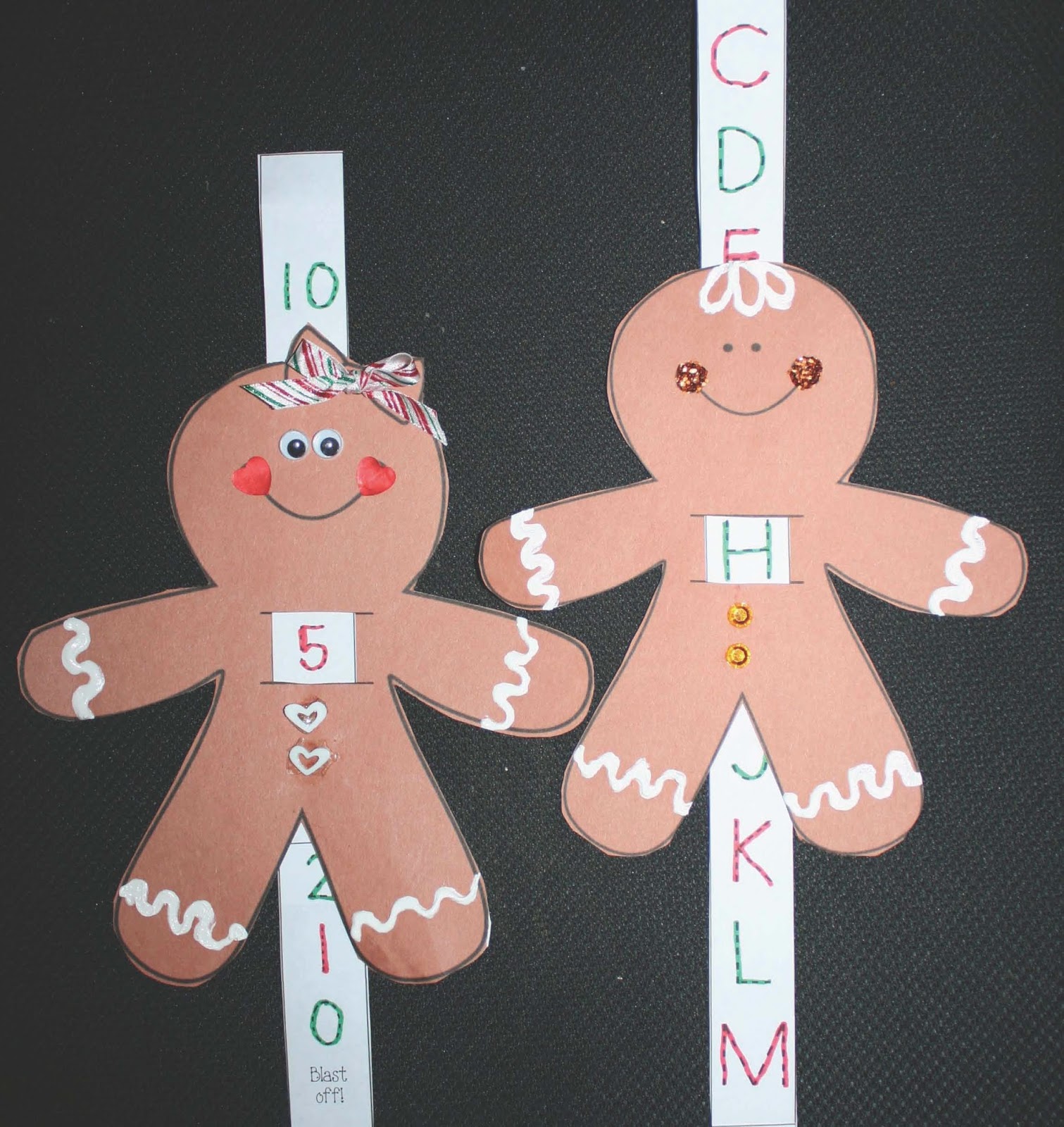 Classroom Freebies Gingerbread Slider Craft