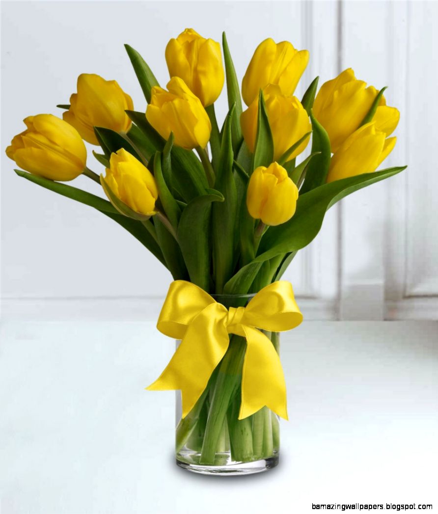Sunny Yellow Tulips   Fl Arrangements   French Florist   Los