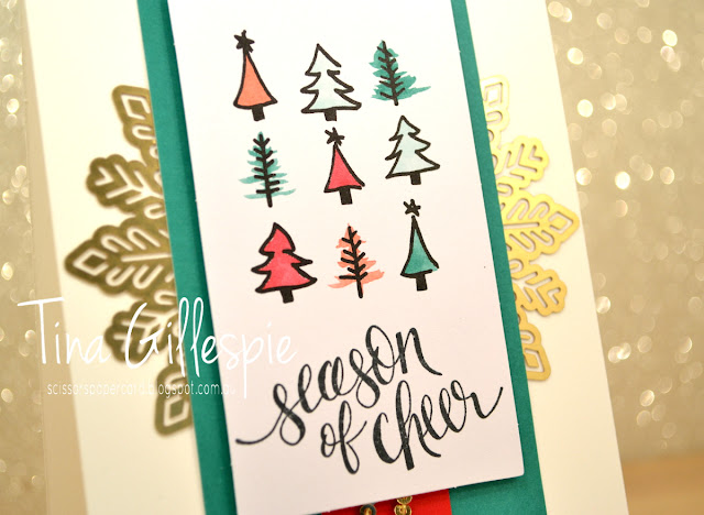 scissorspapercard, Stampin' Up!, Art With Heart, Watercolour Christmas Project Kit