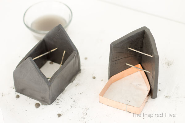 Great project idea for beginners! How to make these cute DIY air dry clay nesting houses!