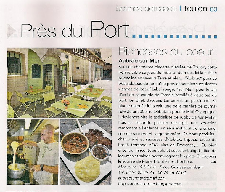 X Aubrac sur mer dans la presse