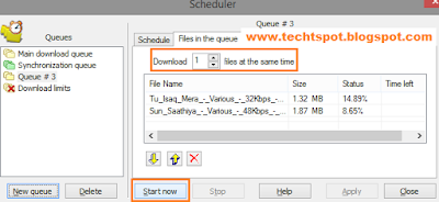 Download File In Queue Using IDM 4