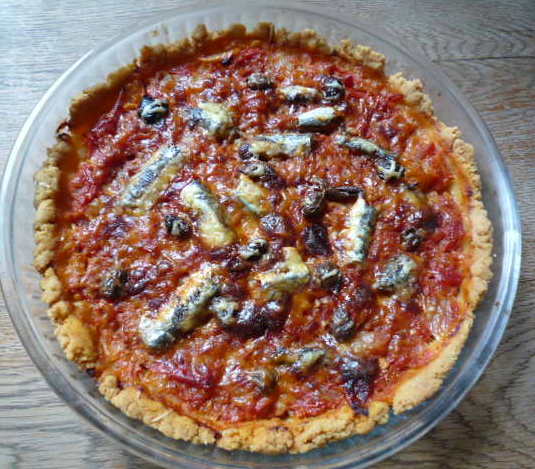 Bolli&amp;#39;s Kitchen: Tomaten-Oliven-Sardellen -Tarte aux tomates, anchois ...