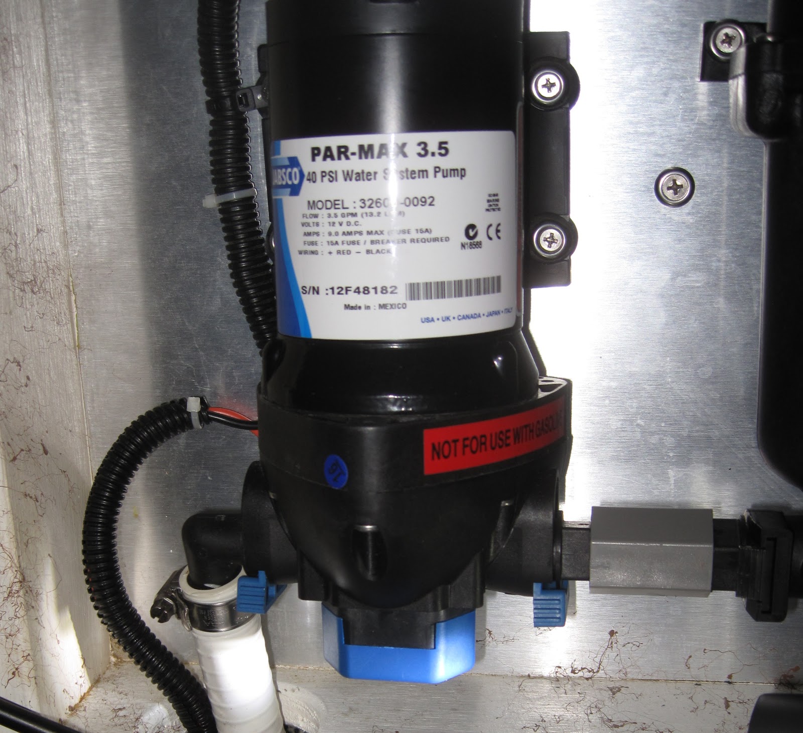 Sail with Bliss Fixing a Jabsco Water Pump