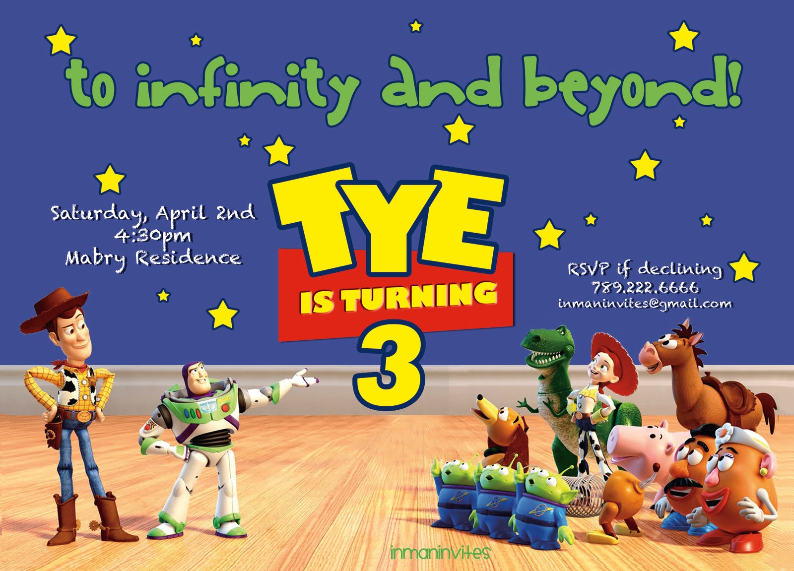 40th Birthday Ideas Toy Story Birthday Invitation Templates Free