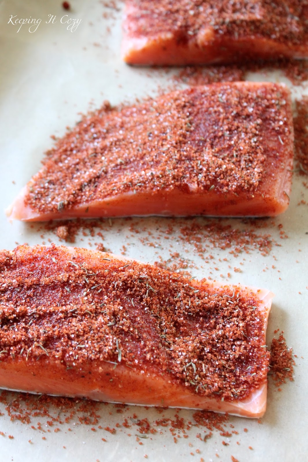 Keeping It Cozy Salmon with Spice Rub Recipe