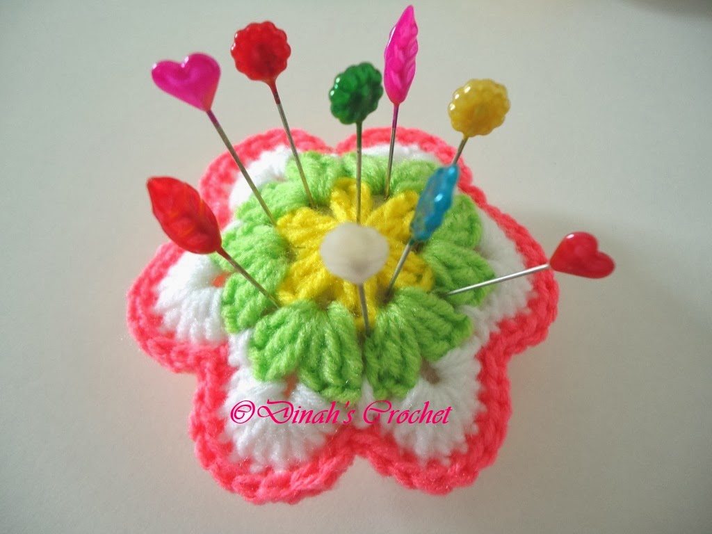 Dinah Crochet Keychains and pincushion