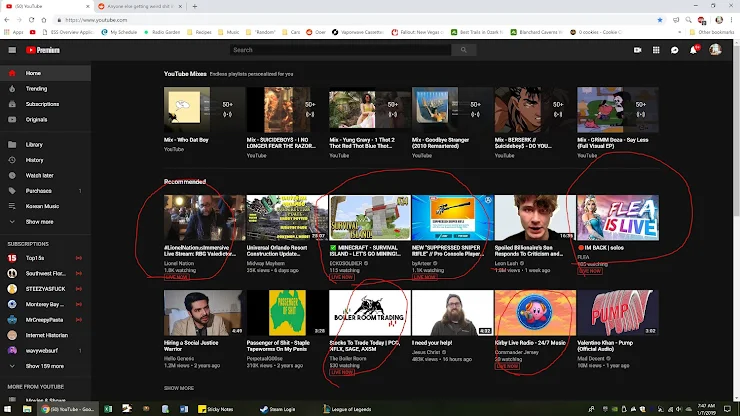 YouTube fixes "weird" recommendations on its homepage