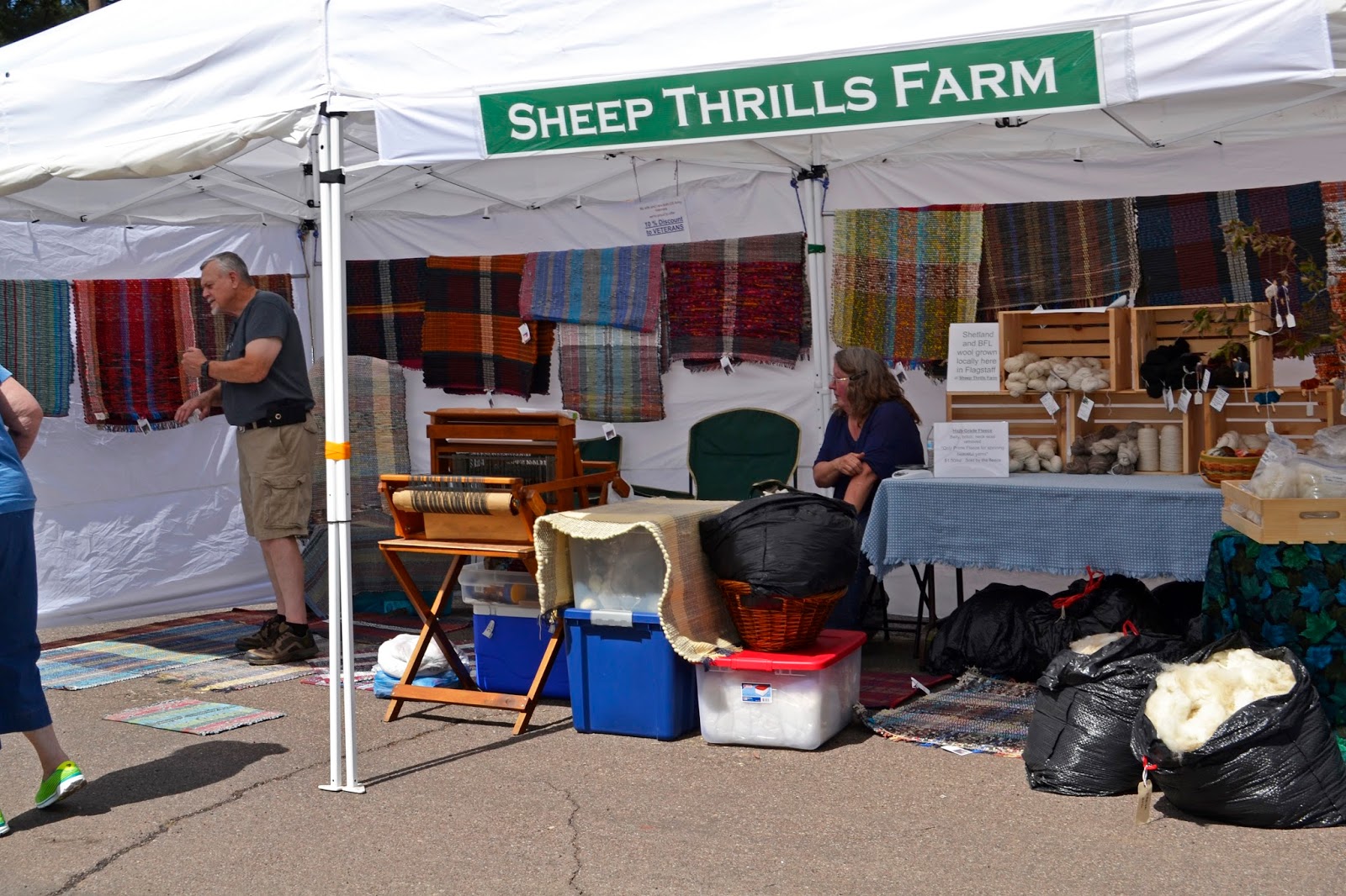 Tangible Daydreams: Flagstaff Fiber Festival, and escaping the heat