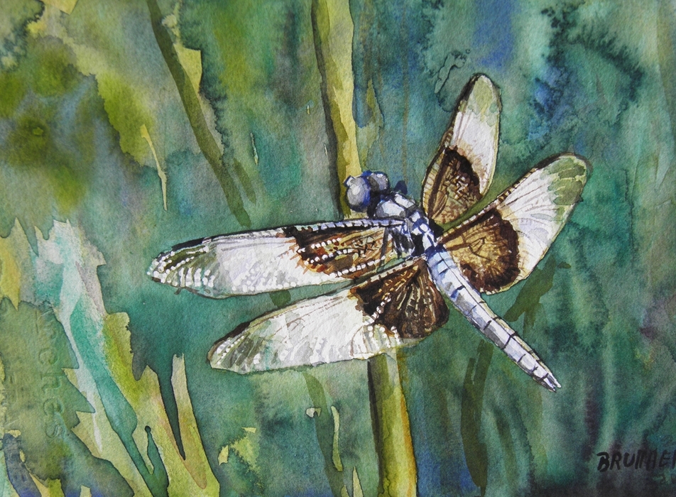Margarethe Brummermann Watercolors A little Bug Painting