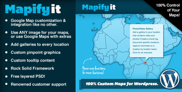 Free Download Mapify.it V2.7.6 Customized Google Maps for Wordpress Plugin
