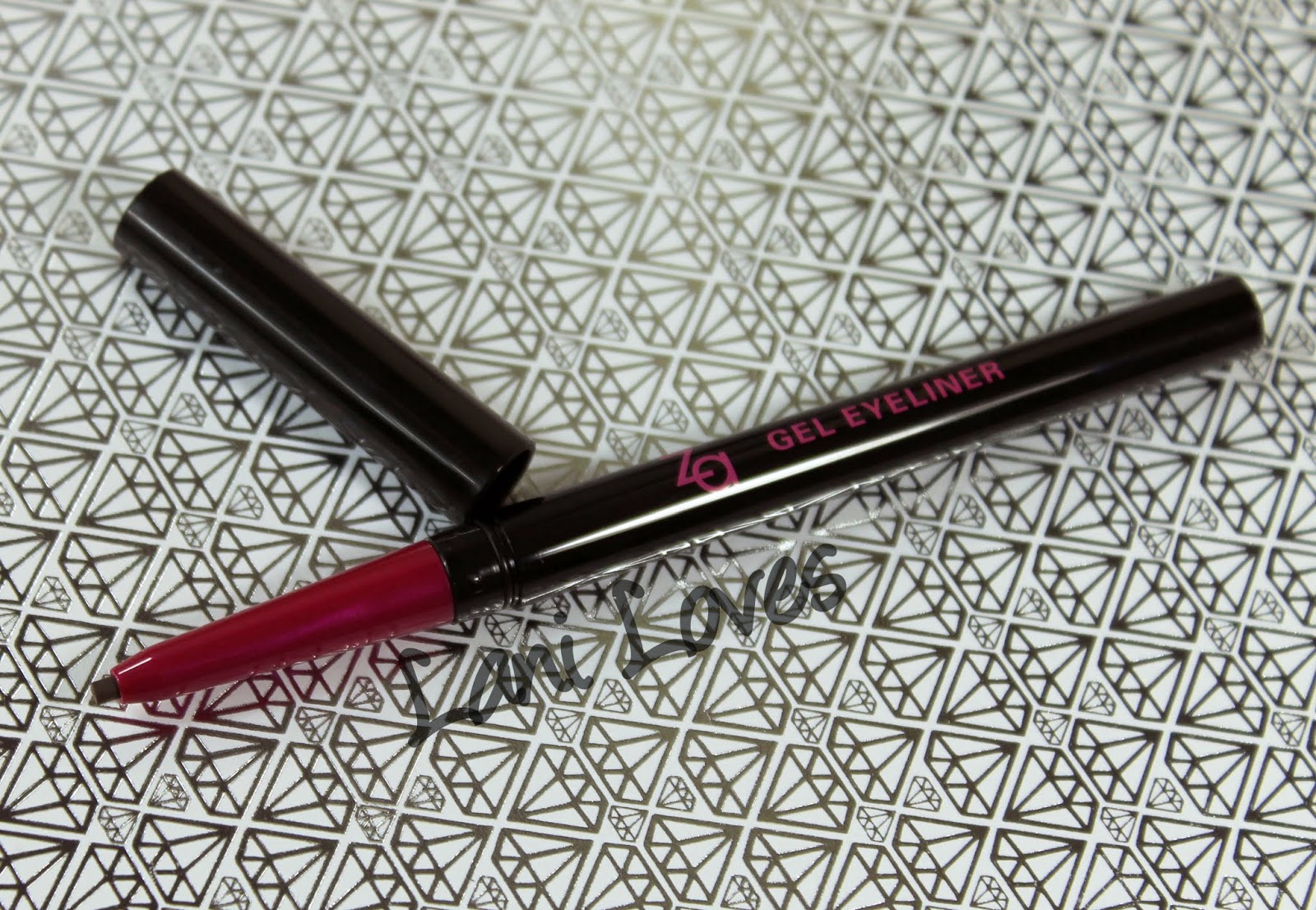 ZA Gel Eyeliner - BR669 Deep Brown Swatches & Review