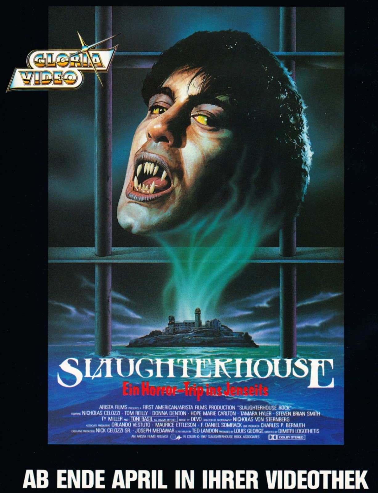 80s Movie Posters - Filmplakate der 80er: Slaughterhouse Rock aka