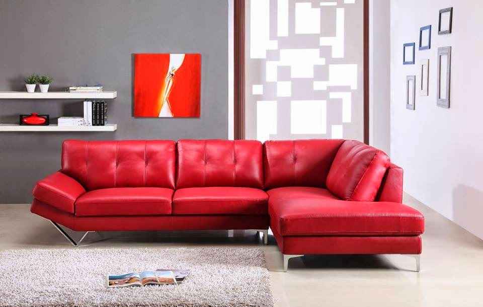 How To Decorate Around A Red Leather Sofa - Sofa Design Ideas