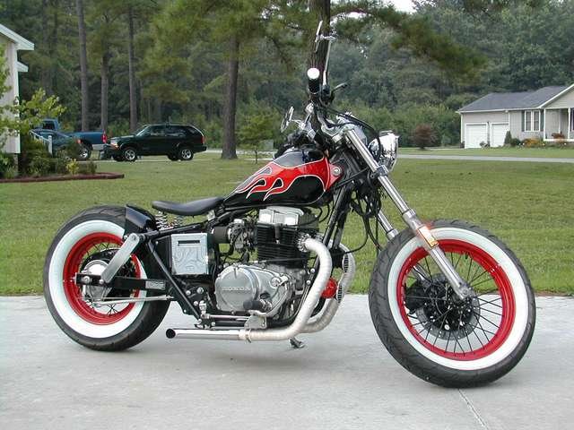 Чоппер из Honda CB 500