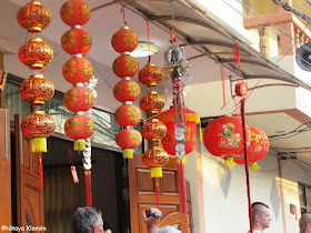 Chinese New Year in Maenam 2013, red lanterns