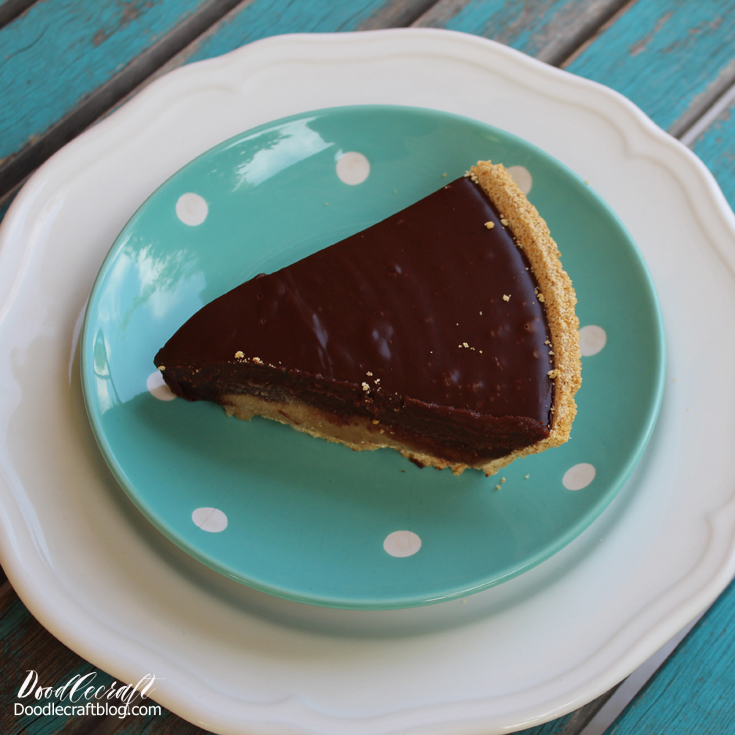 Caramel Chocolate Ganache Pie!