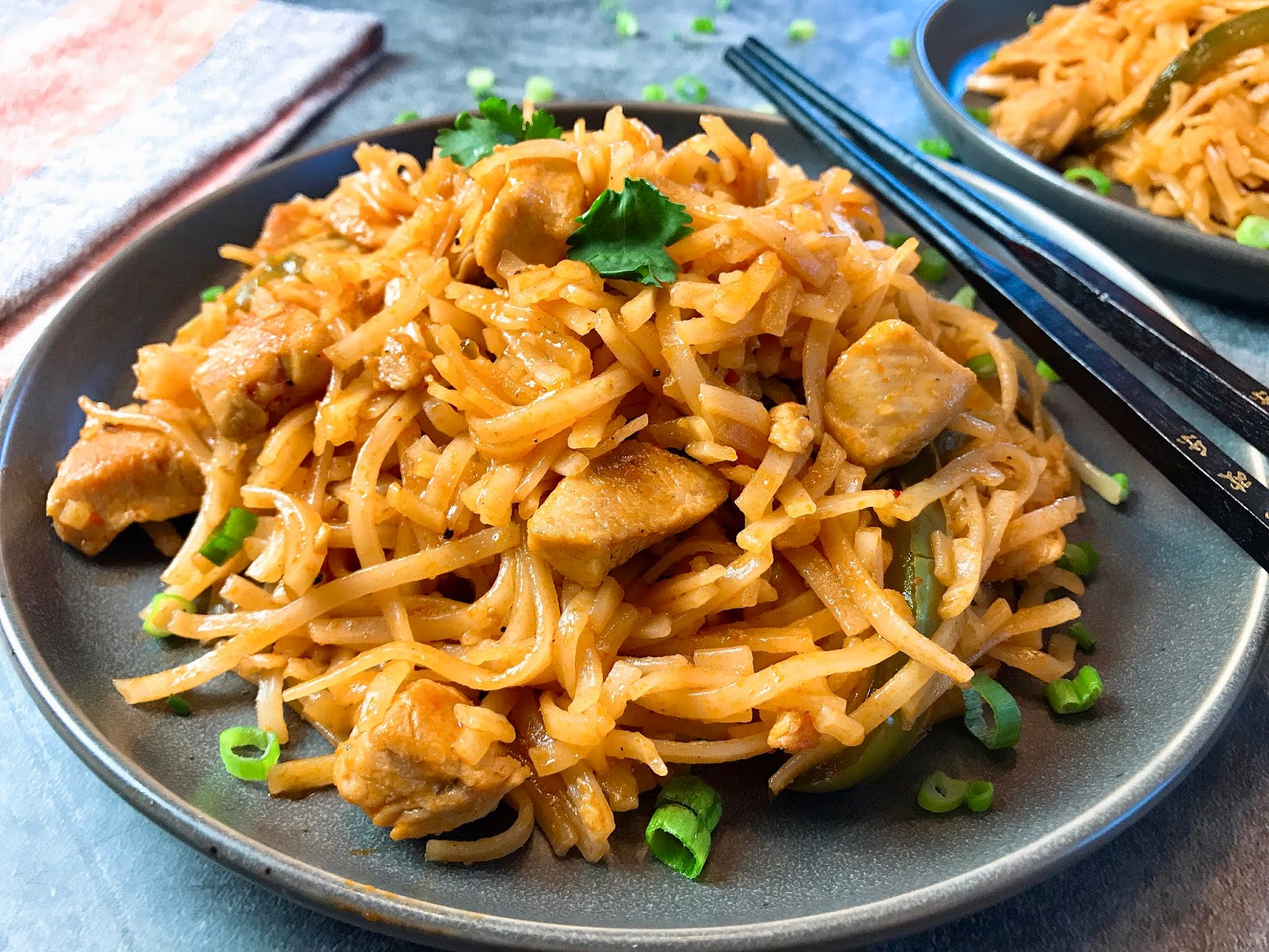 Chinese Chicken and Rice Noodles (GlutenFree)