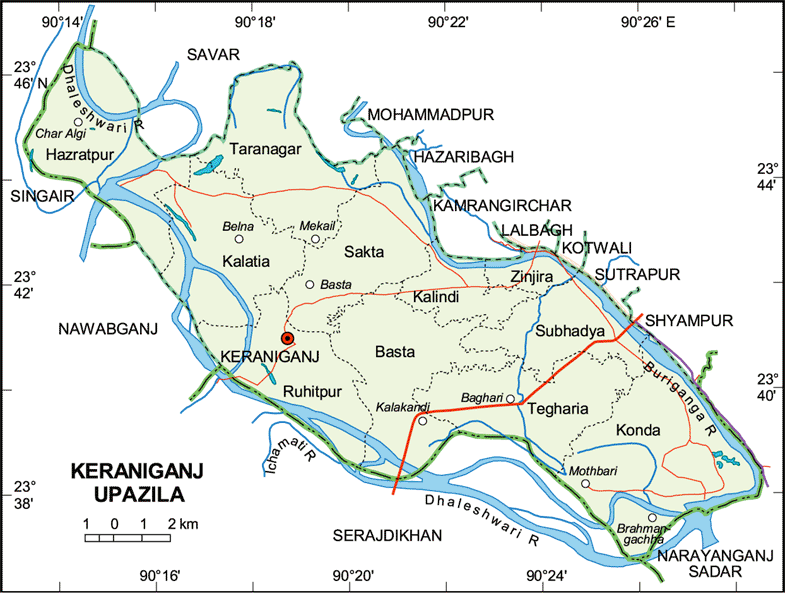 Mouza map of keraniganj