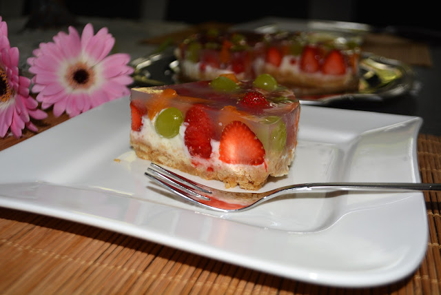 No Bake Bunter Obstkuchen (ohne backen)