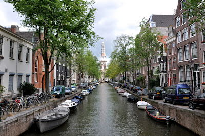 Canal en Amsterdam - Países Bajos - que visitar