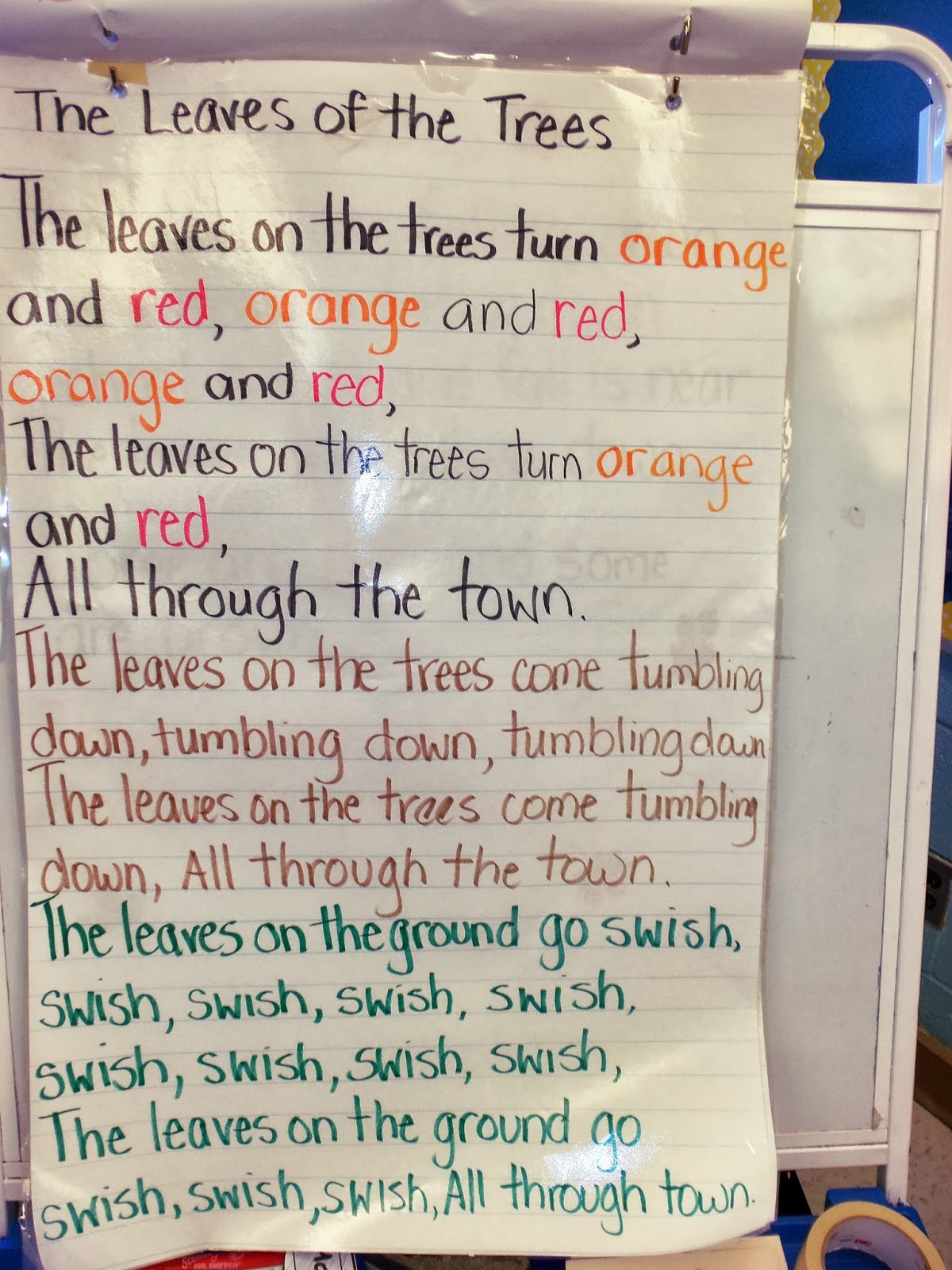 Ms. Monsour's Grade 1/2 Class: FALL POEMS