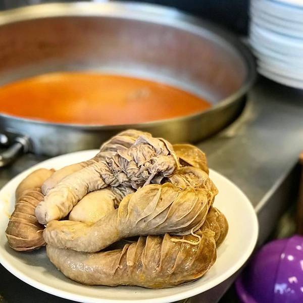 stuffed sheep gallbladder