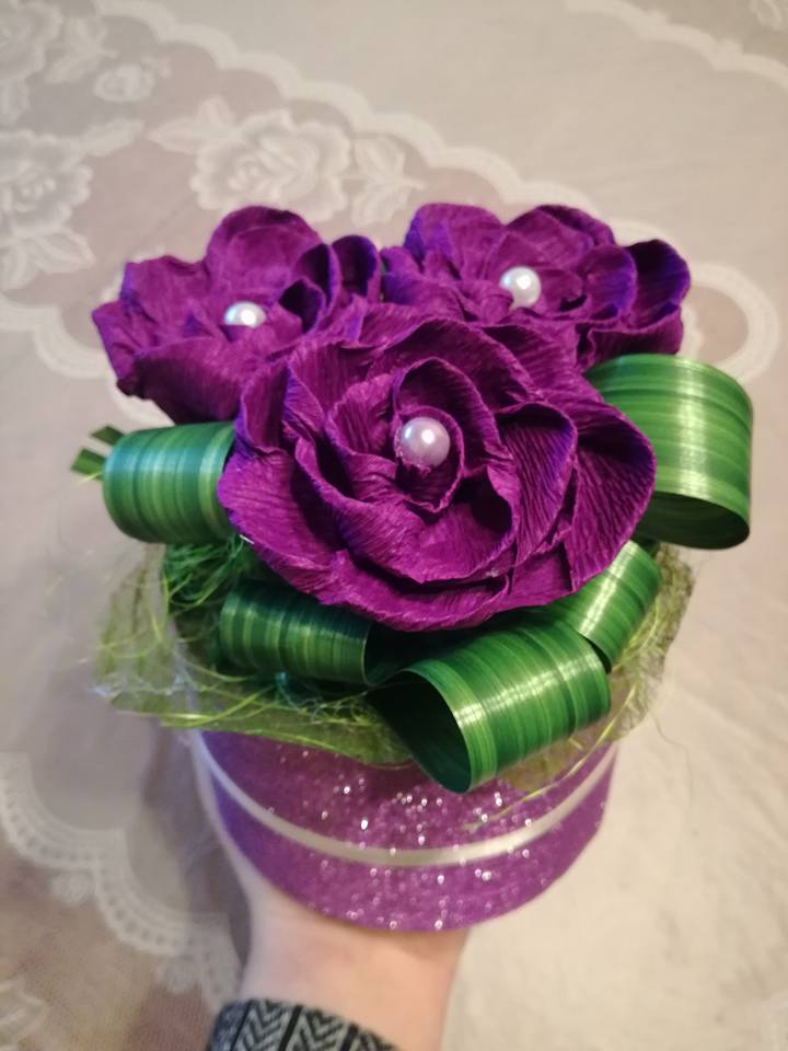 Цветя от хартия Краси