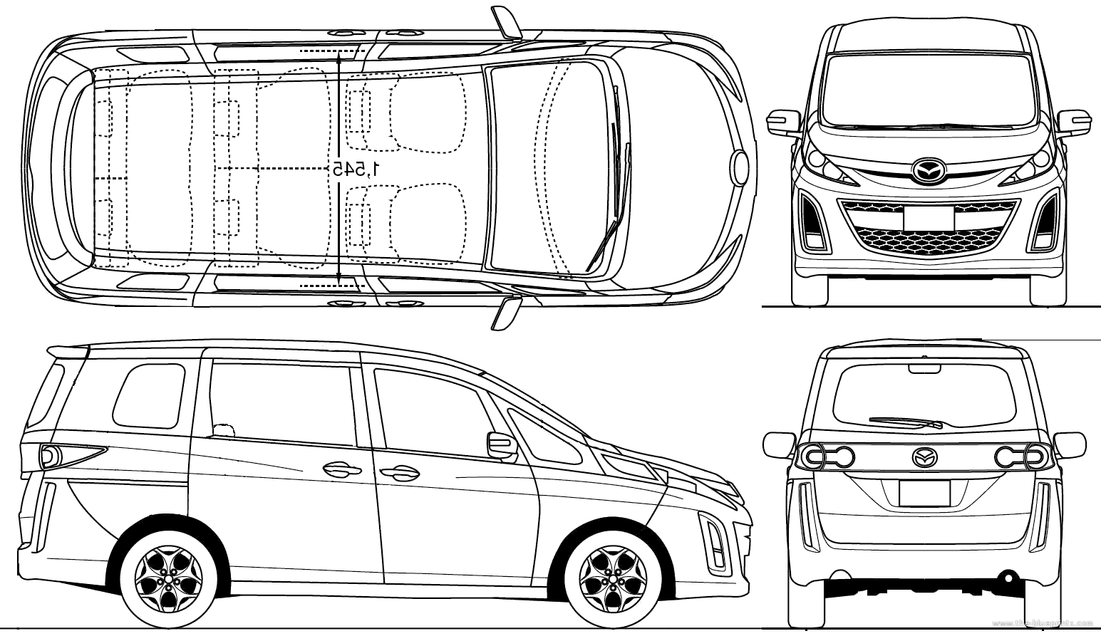 Схема мазды мпв. Mazda Biante Blueprint. Mazda MPV Blueprint. Мазда Бианте габариты. Mazda MPV габариты.