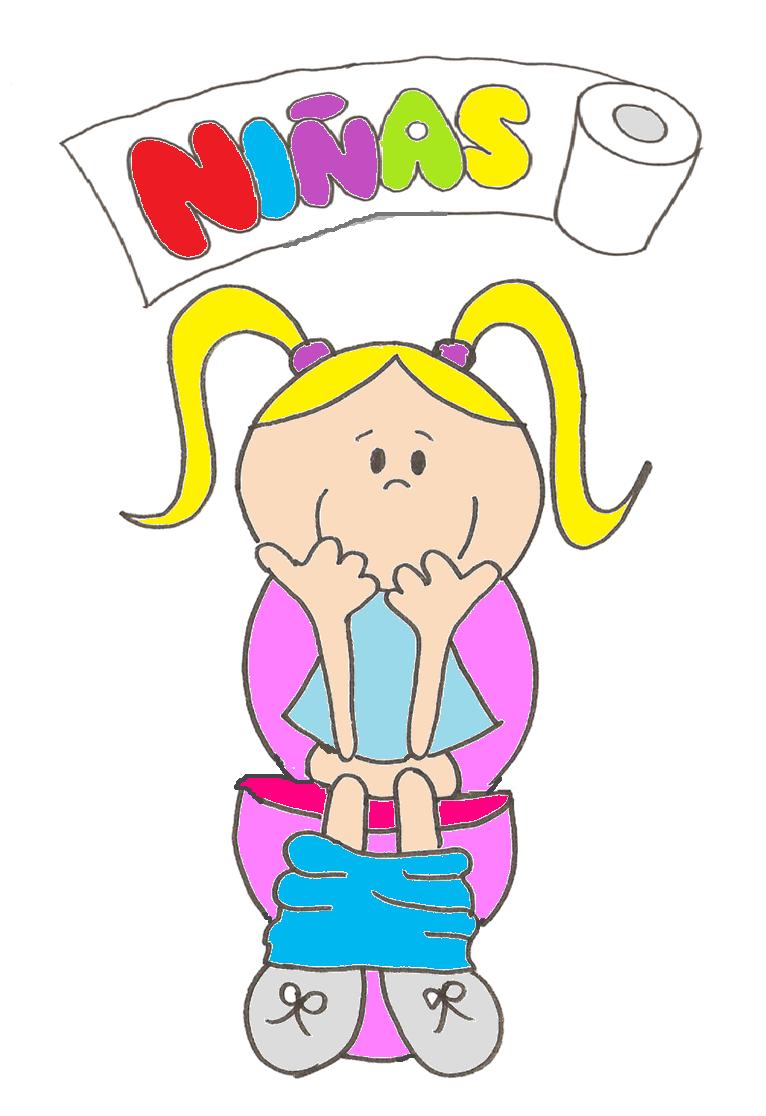 Material educativo para maestros: Carteles para el baño