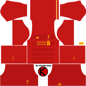 Liverpool Kits 2016/2017 - Dream League Soccer 2017 & FTS15