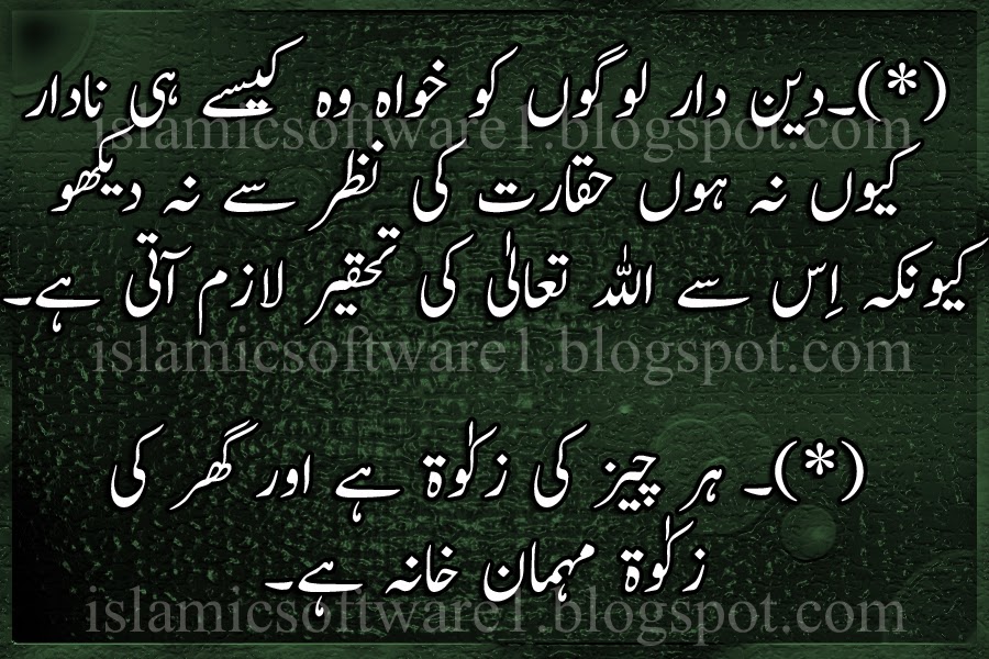 islamic golden words in urdu 1